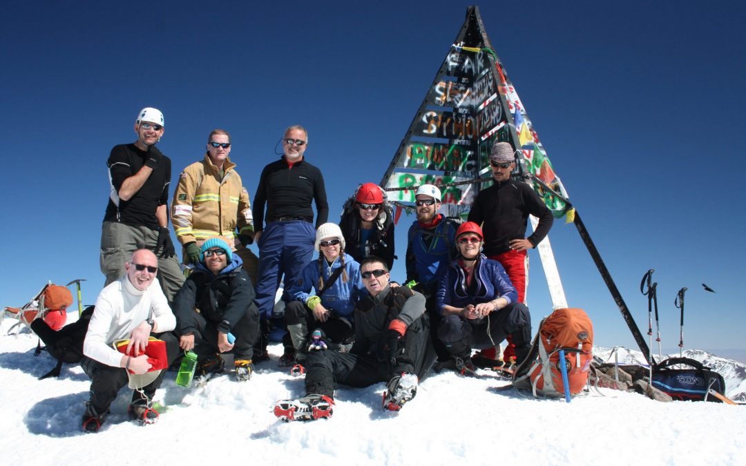 Winter has nearly arrived on Toubkal