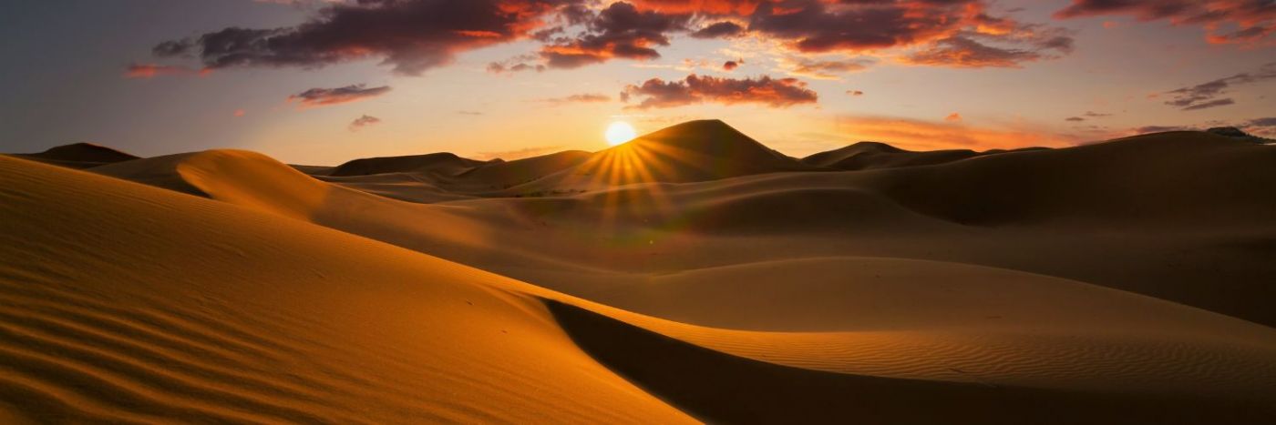 Sahara Trek Sunset