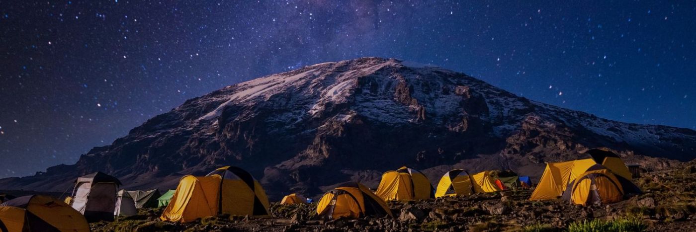 Sleeping under the stars on Kilimanjaro