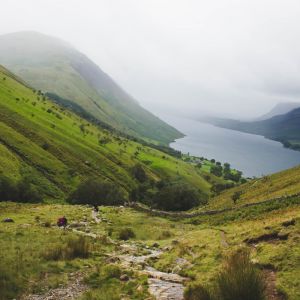 Adventuress in the Wild Scafell Pike Trek